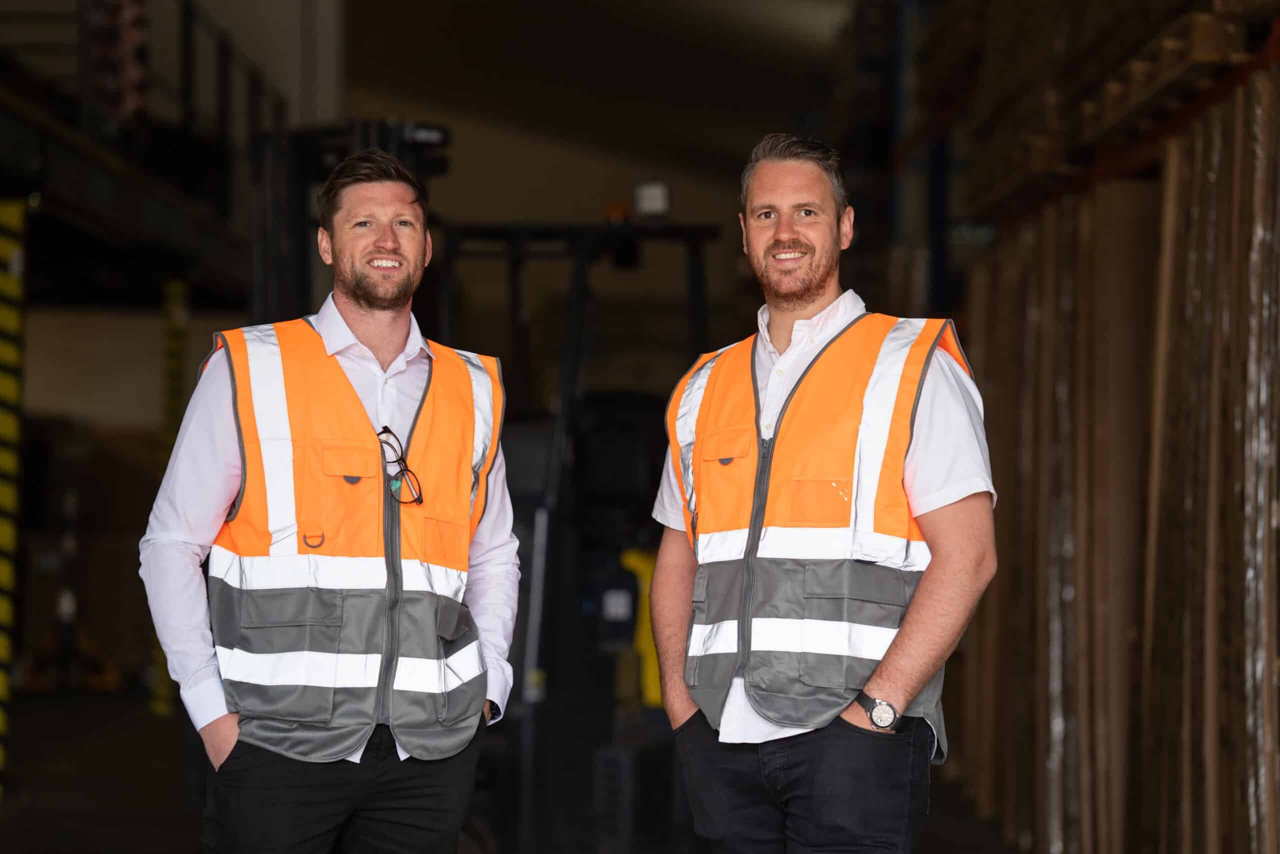 SIMPLEE UK team in the warehouse