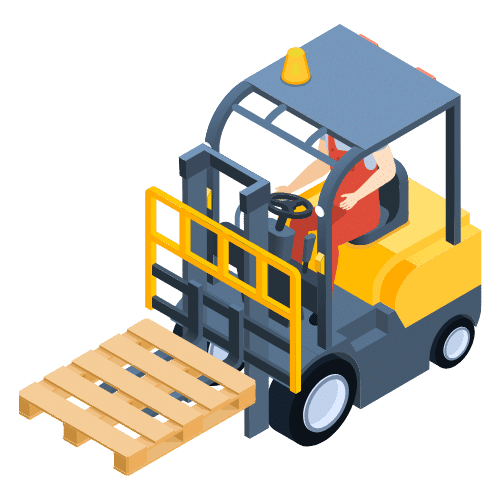 Machinery storage service graphic